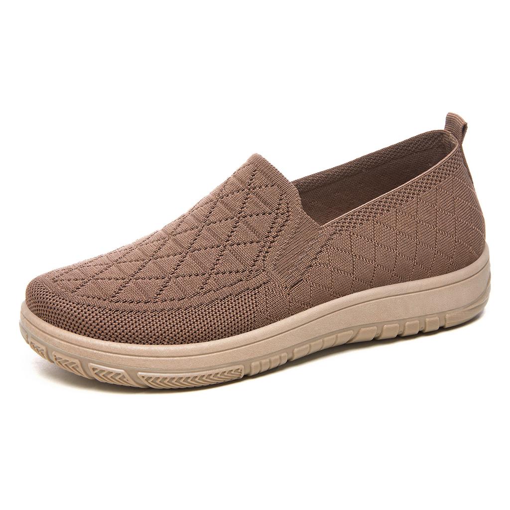 Women's Shoes Spring Slip On Cloth Shoes Low Top Flat Shoes Soft Bottom Comfortable Versatile Mom Shoes Casual Soft Walking All Day Sneakers