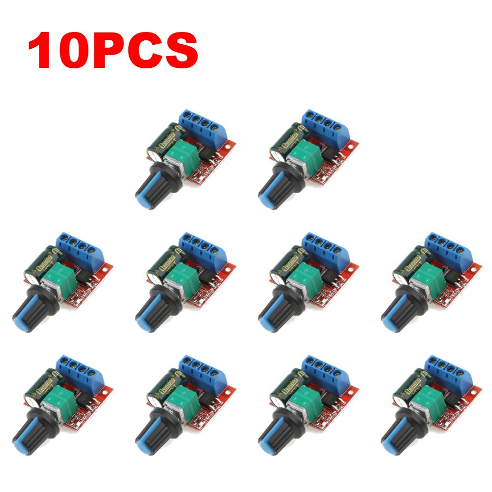 1-5pcs 5A 90W PWM 12V DC Motor Speed Controller Module DC-DC 4.5V-35V Low Voltage Motor Speed Controller Adjustable Drive Module
