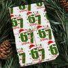 67 Christmas Wrapping Paper Funny 6 7 Meme Holiday Gift Wrap Santa Six Seven Festive Wrapping Paper for Teens Christmas Gift DIY Crafts
