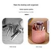 360° Rotating Makeup Brush Holder - Large Capacity Dustproof Storage for Lipsticks, Eyebrow Pencils, and Eyeshadow Brushes