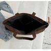 Damen Retro Schultertasche Cord Multi-funktionale Handtasche Große Kapazität Studenten Schulter Pendler Tragetasche Für die Arbeit