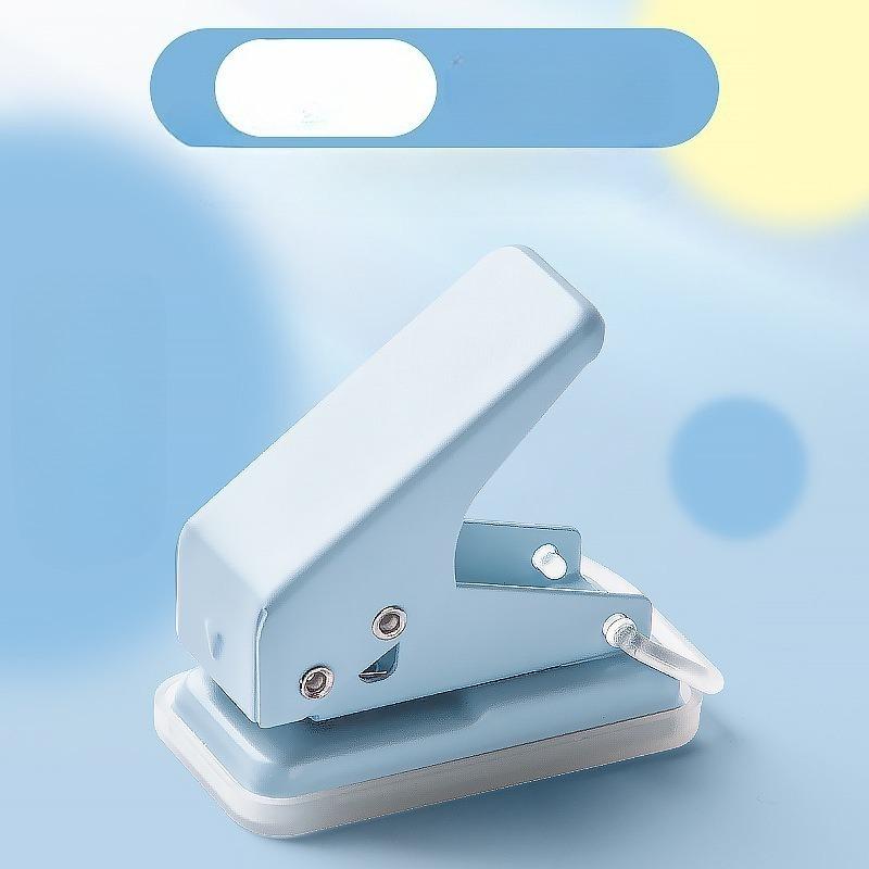

Morandi Color Hole Punch Single Hole School Office Supplies DIY Photo Album Creative Stationery Circular Hole Cutter