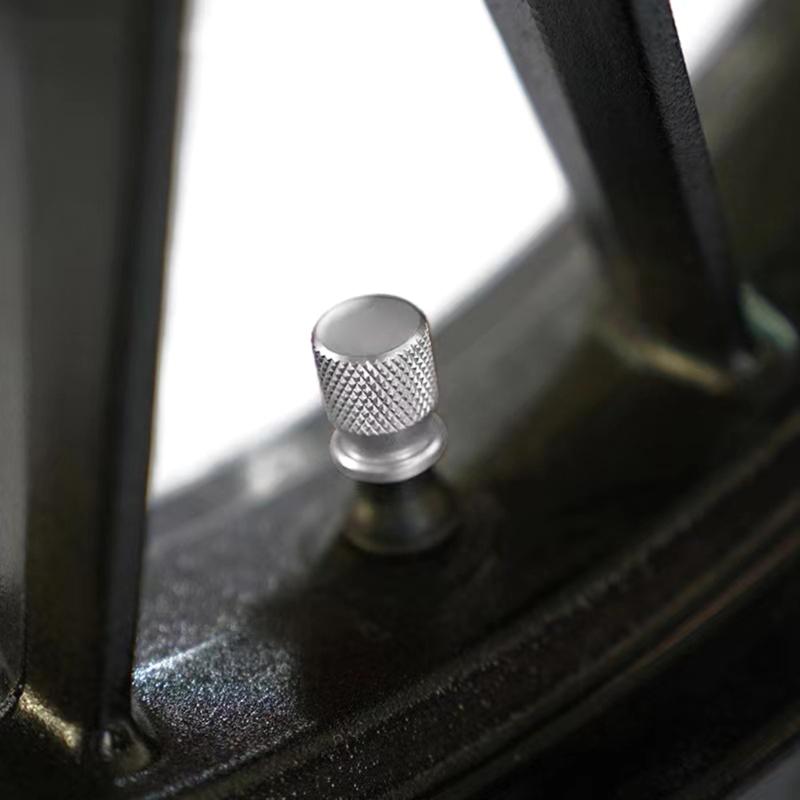 Dustproof Waterproof High Visibility Motorcycle Wheel Tire Valves Caps, Enhancing Safety Styles with Simple Installation