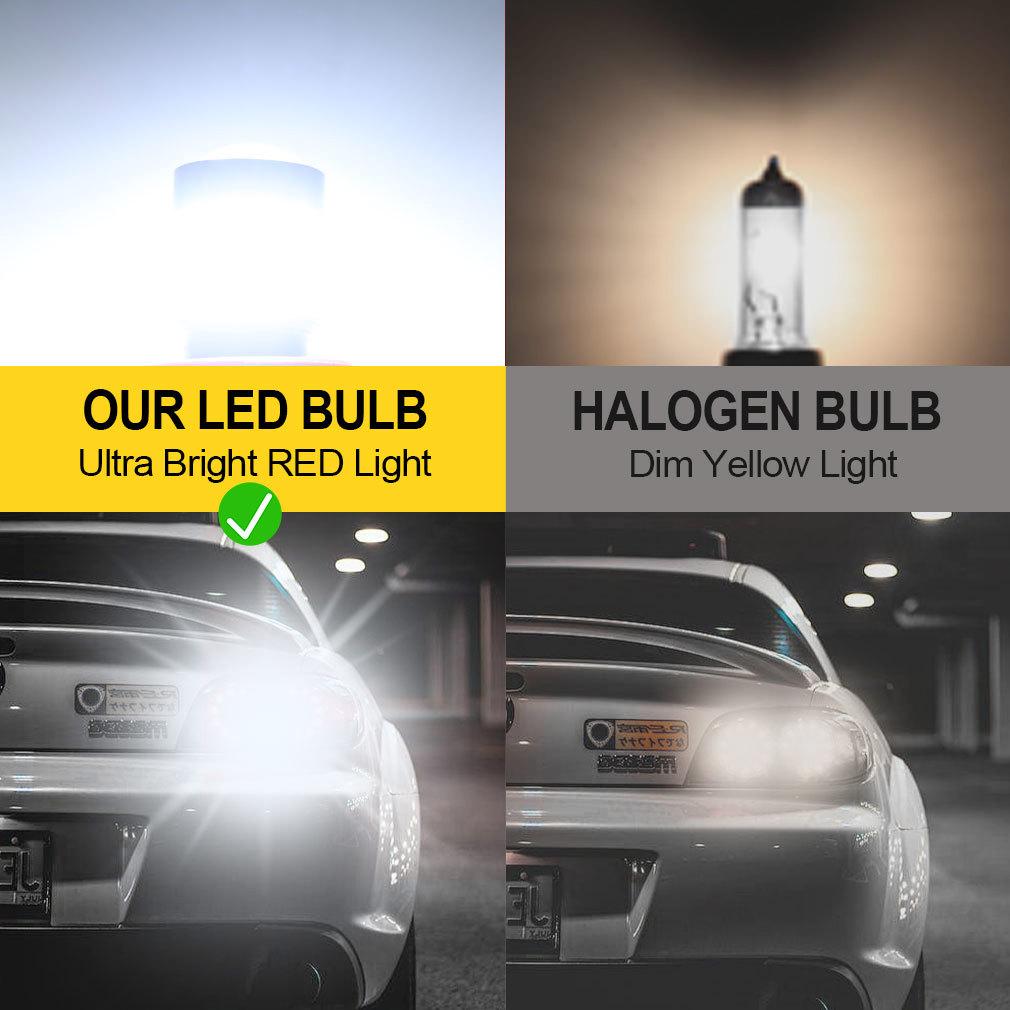 2Pcs P21/5W Led 1157 High Bright Car Light BAY15D 1156 P21W Ba15S Bulbs PY21W BAU15S 54SMD Auto Reverse Turn Signal Lamp Brake White Yellow Red 12V