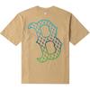 New MLB T Shirt Boston Team Unisex Beige Yellow 3ATSM1643-43BGS