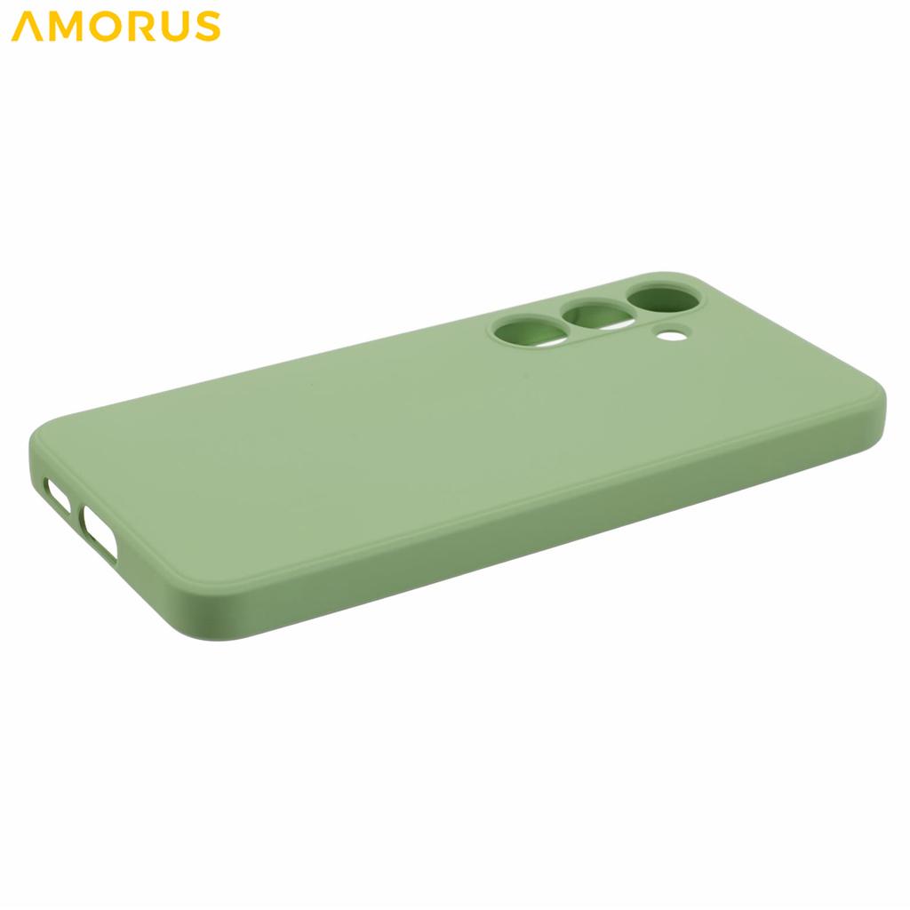 For Samsung Galaxy S24+ Case Precise Cutouts TPU Fiber Lining Shockproof Phone Cover