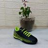 Kinetix Breton J Turf Black-NeonYellow Velcro Turf Football Shoes