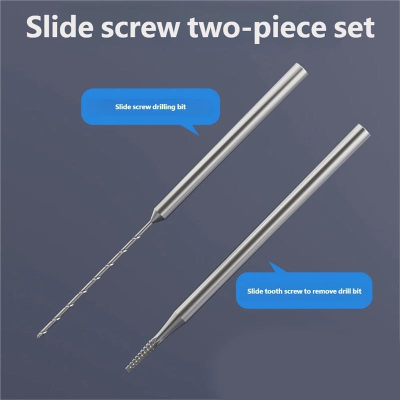 Screw Extractor Alloy Steel Drill Bit For Removing Stripped Phone Screws With Precisions Cutting And Antislip Design