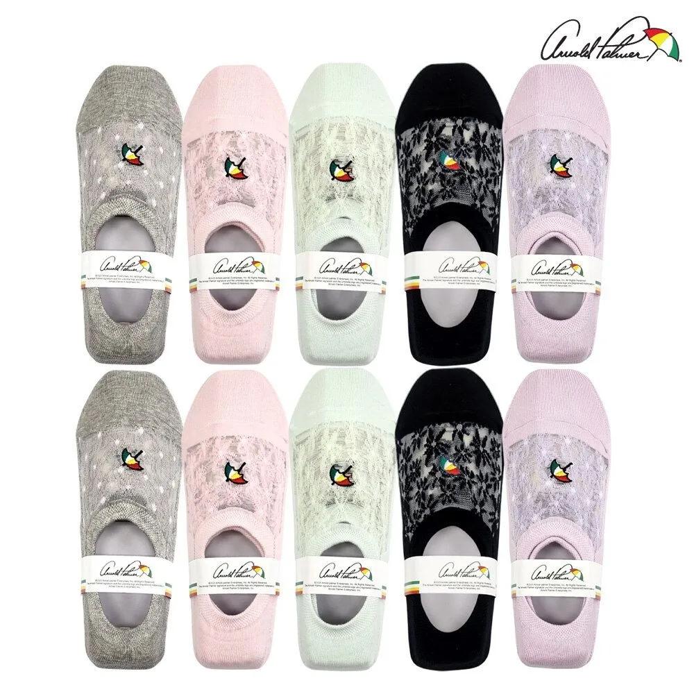 [Arnold Palmer] SL037 Arnold Palmer Women s Non-Slip Footie Socks 10-Pair Set Summer No-show Socks Made in Korea USL007(10th group) F(5+5)