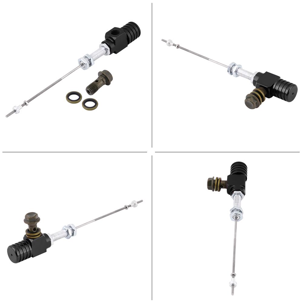 M10x1.25mm Hydraulische Kupplung Master Zylinder Brems Pumpe Schwarz für Motorrad ATV Dirt Bike