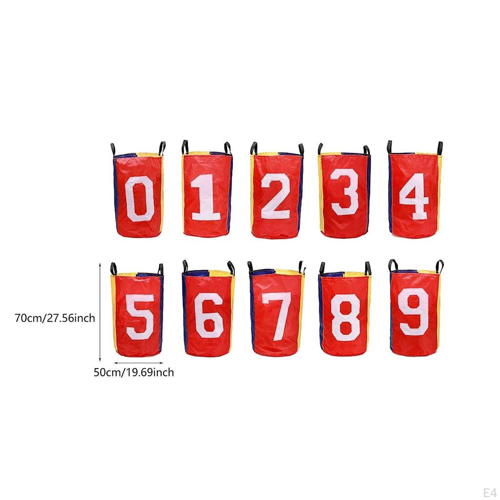 10 sztuk worków na ziemniaki do wyścigów dla dzieci i dorosłych, trening równowagi, skakanie, gry na Dzień Sportu