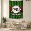 Name Custom Baltimore Ravens Wall Tapestry Aesthetic Wall Hanging Printed Fabric Blanket Decorative Tapestries for Bedroom Living Room Home Decor