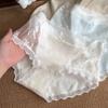 Women's Modal A-Class Baby Cotton Lace Antibacterial Mid-Waist Briefs