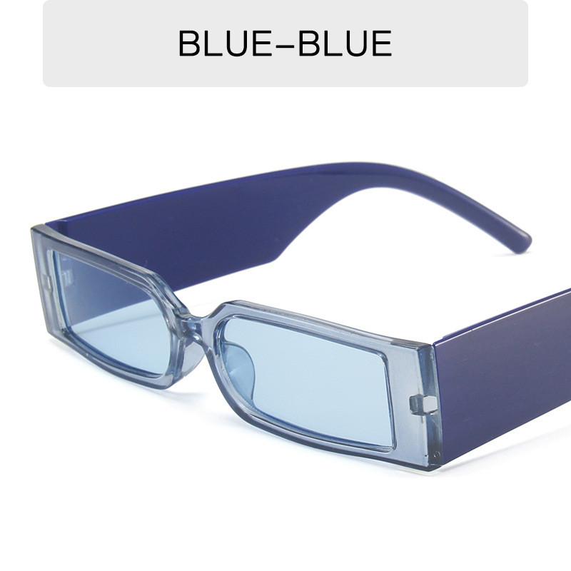 

Modern Retro Fashion Eyewear With Uv400 Protection For Party And Stage Use синий