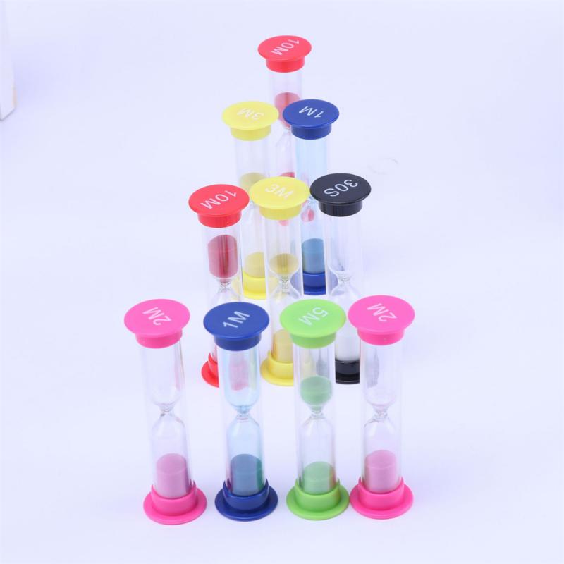0,5/1/2/3/5/10 Minuten Bunte Sanduhr Sanduhr Sanduhr Timer Sanddusche Timer Zahnbürsten Timer Kinder Heimdeko