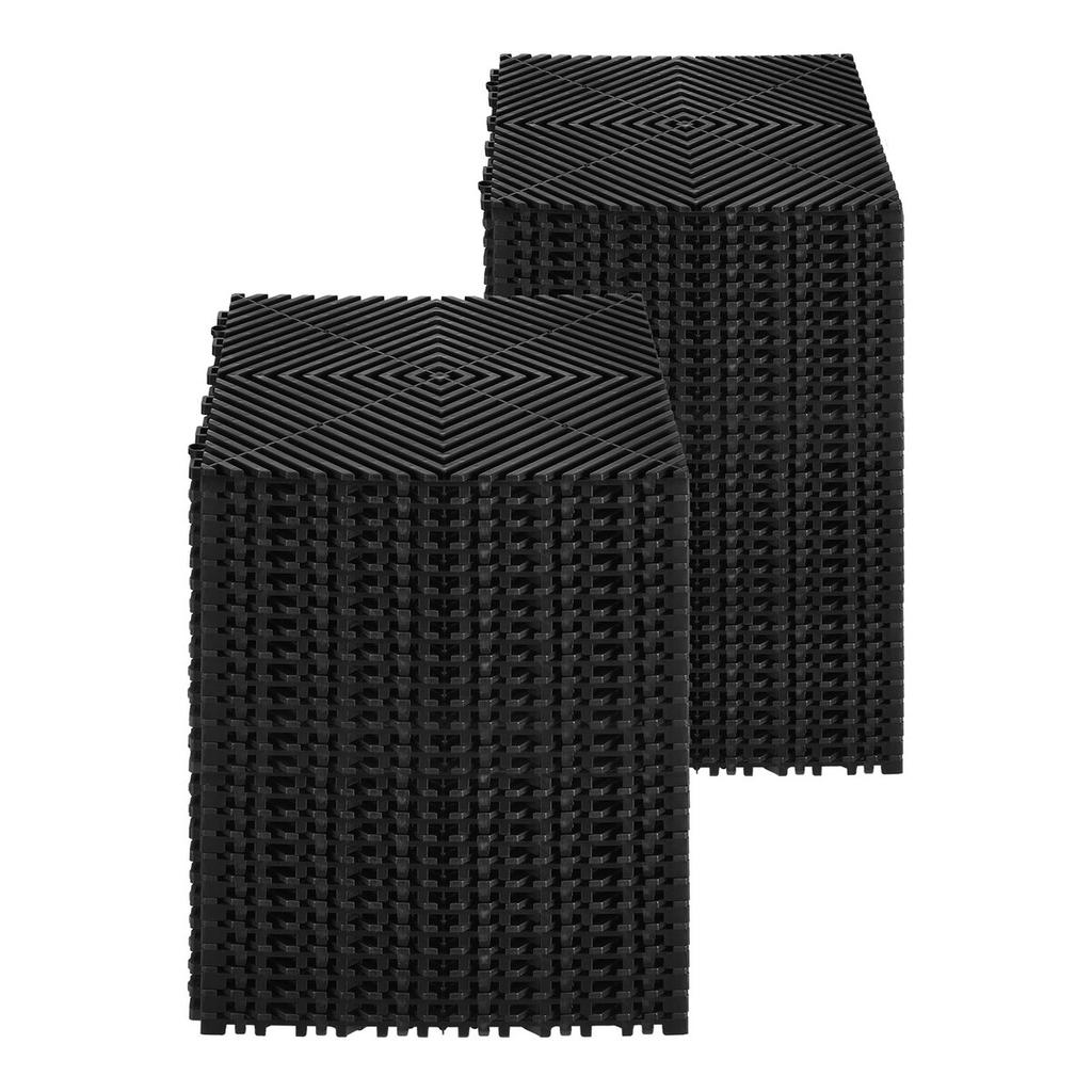 Interlocking Drainage Mat Modular Floor Tile 12” X 12” Drainage Cushion