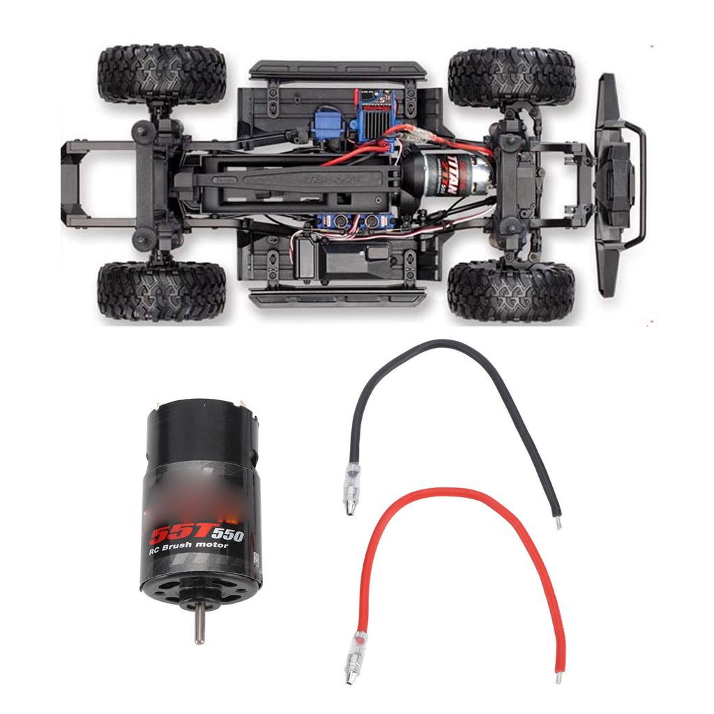 1/8 RC Receiver Box Plastic Receiver Box for ZD Racing 08421 08425 08426 08427 08428 Black