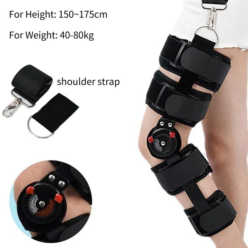 Model Orthopedic Support Stabilizer After Surgery Adjustable Hinged Knee Brace Knee Joint Fixation Stretcher Walking Assistance