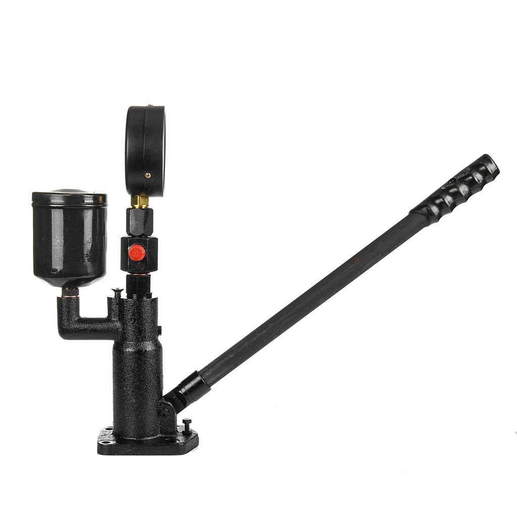 Bar/PSI 0-60Mpa Steel 1L Pop Diesel Injector Nozzle Pressure Tester Dual Scale Read Gauge Black High Pressure Pipe Diagnostic