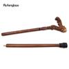 Brown Skull Wooden Fashion Walking Stick Decorative Vampire Cospaly Party Wood Walking Cane Halloween Mace Wand Crosier 96cm
