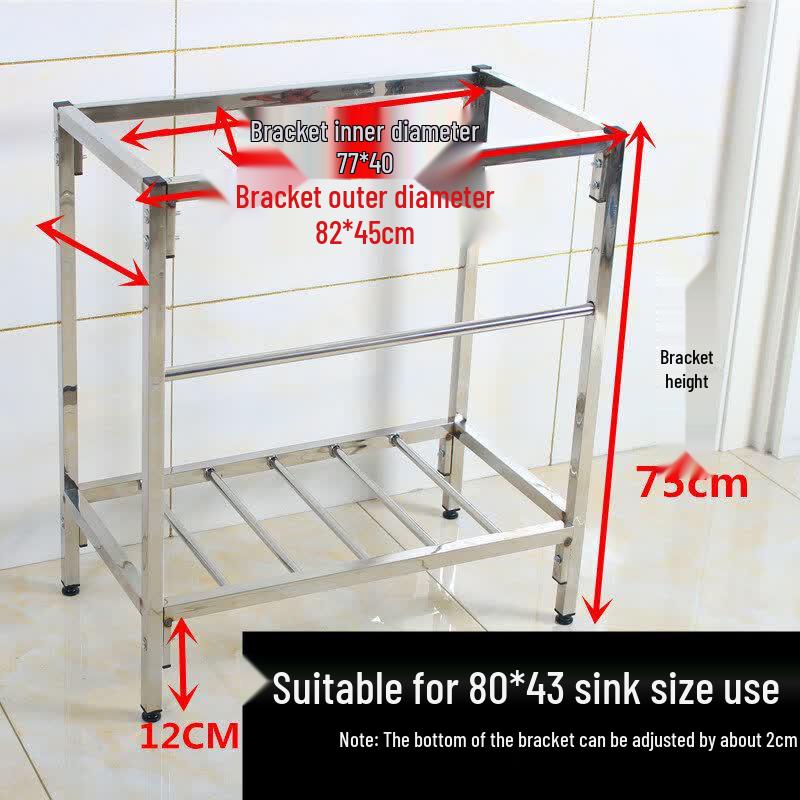 304 Stainless Steel Kitchen Sink with Stand