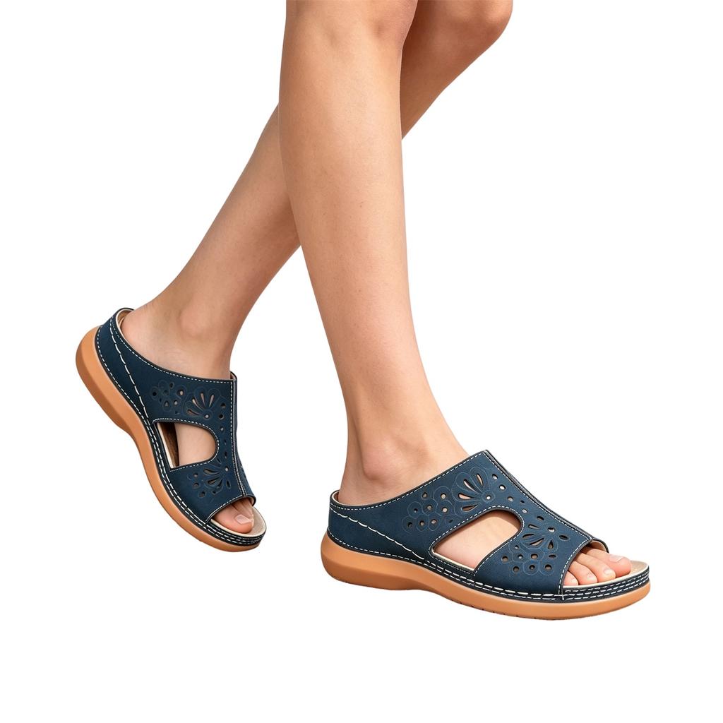 Women's Fashion Plus-Size Casual Hollow-Out - Beach Sandals