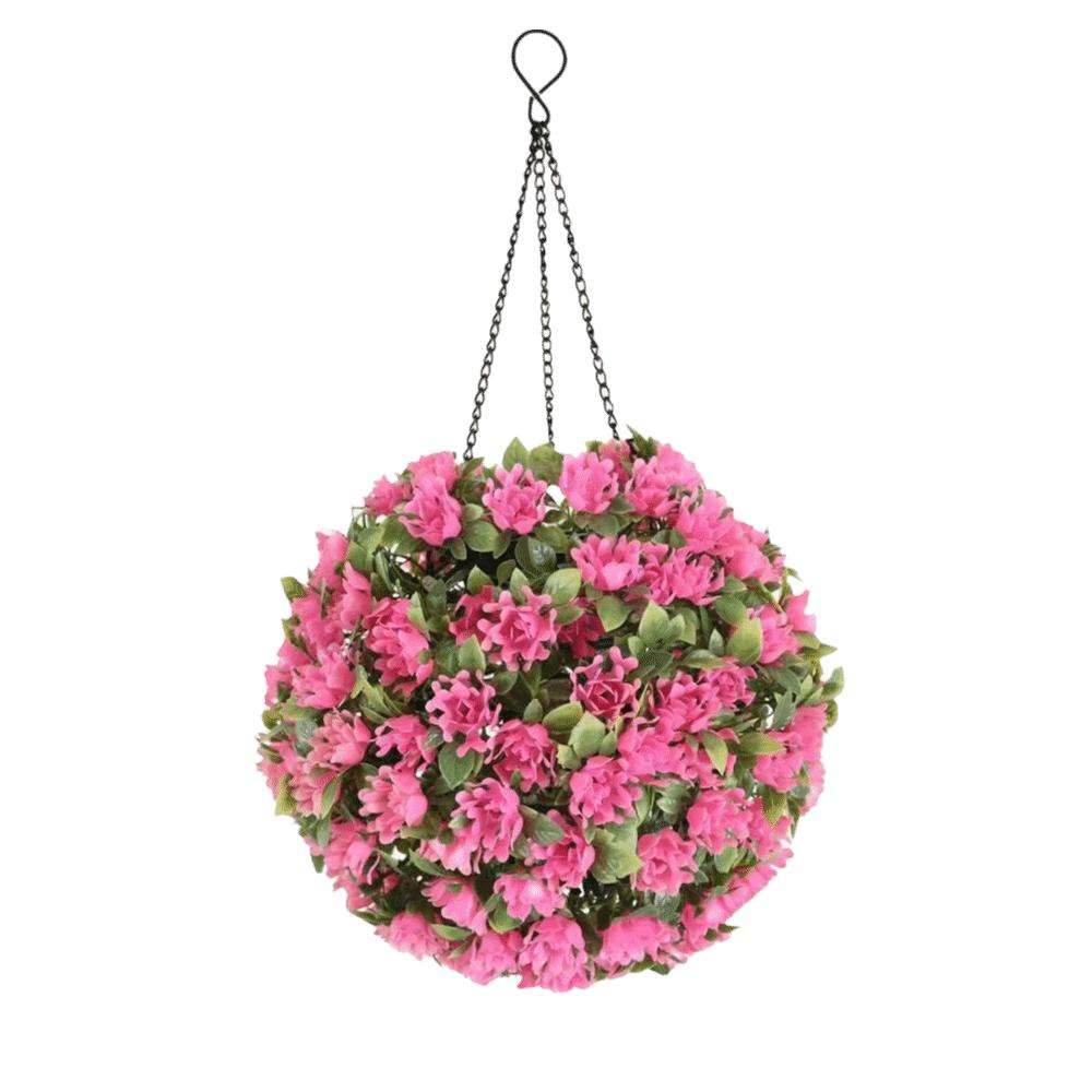 Decorative Lights Grass Ball Green Plant Hanging Decor Artificial Flower Balls Courtyard Decor