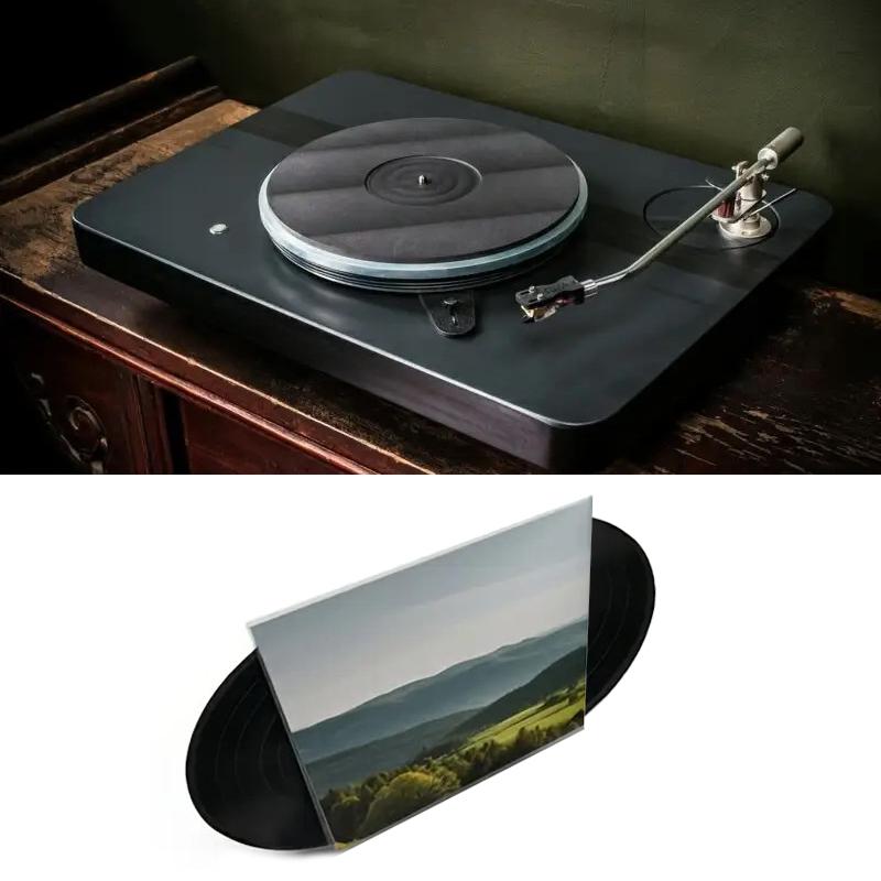 3/5/10 Stück Vinyl-Schallplatten-Aufbewahrungstaschen Doppelte Öffnung Drei Schichten 12 Zoll LP Schallplattenhülle Zwei-Wege-Öffnung Albumschutzhülle