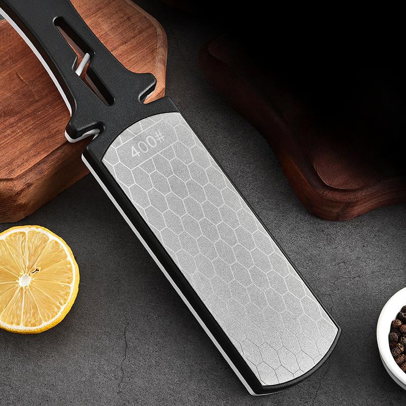 1PC Emery Knife Sharpener Double-sided Knife Sharpener Artifact Household Fast Multifunctional Edge Sharpener Scissors Kitchen Knife Sharpener