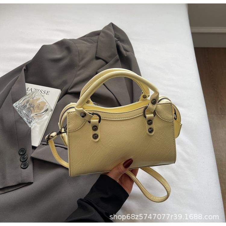 

Niche design commuter bag women s 2025 new fashion texture tote bag versatile handbag one-shoulder crossbody bag for women жёлтый