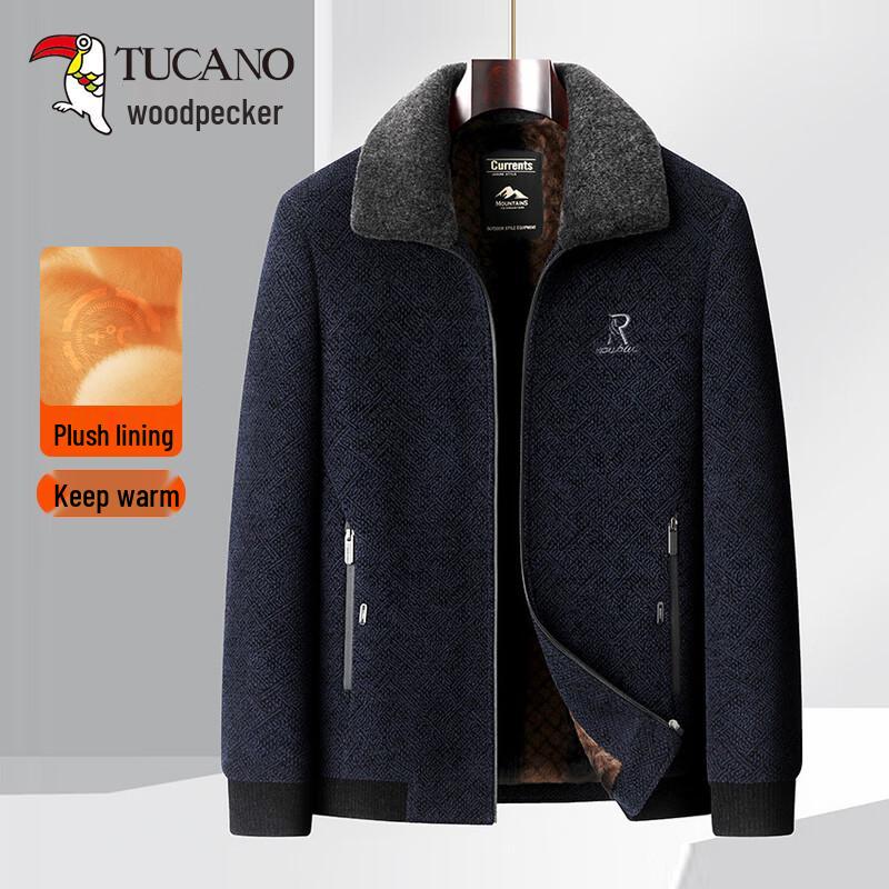 TUCANO Men's Fleece-Lined Winter Business Casual Jacket