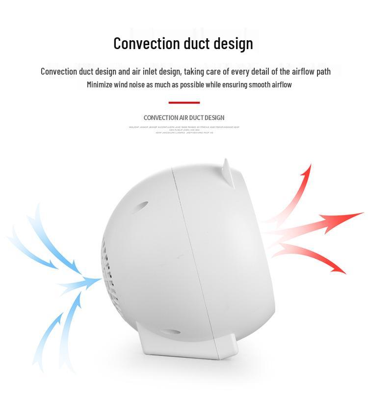 Cross-Border Cute Cartoon Mini Desktop Heater (EU/US Standard)