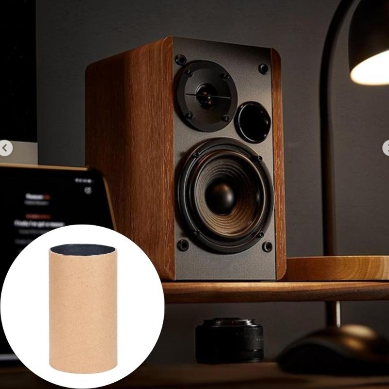 Acoustically Optimized Paper Bass Reflexes Port Tube For Subwoofer Bass Enhancement And Reduced Distortions