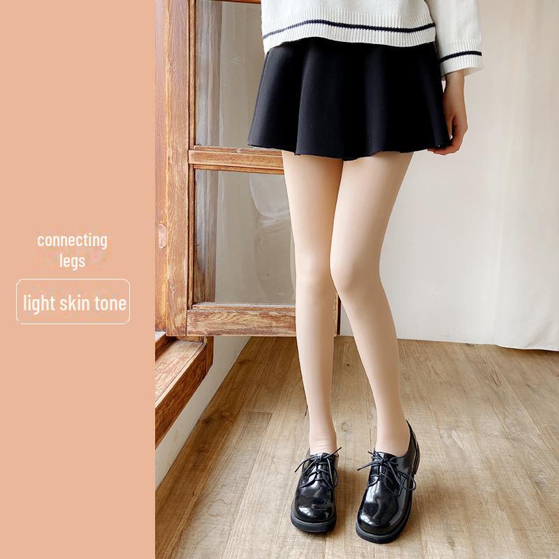 

Двухслойные женские колготки телесного цвета: Варианты тонкого и толстого бархата на весну, осень и зиму stockings; Velvet-free