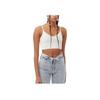 Adidas Originals  X Ivy Park Short Solid Color Breathable Tank Top Women Tops Off-White HG2418