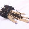 Korean Gothic Black Lace Tassel Chain Bracelet - Retro American & European Style