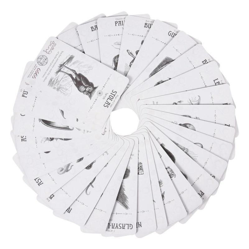 78 Cards Occult Tarots Divination Tarot Card Oracle Cards Board Game Entertainment Full English Family Party Playing Tarot Deck