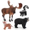 Childrens Animal Figurine Set Pvc Creative Desktop Wildlife Collection For Kids Playroom