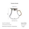 Glass Teapot with Stainless Steel Infuser