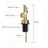 1PC Oil Bottle Stopper Cap DispenserStainless Steel Automatic Open Cap Pour Nozzle Sprayer Leak-Proof Wine Spout Kitchen Tool
