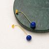18K Gold-Plated Fruit & Vegetable Earrings: European & American INS-Inspired Fresh Design
