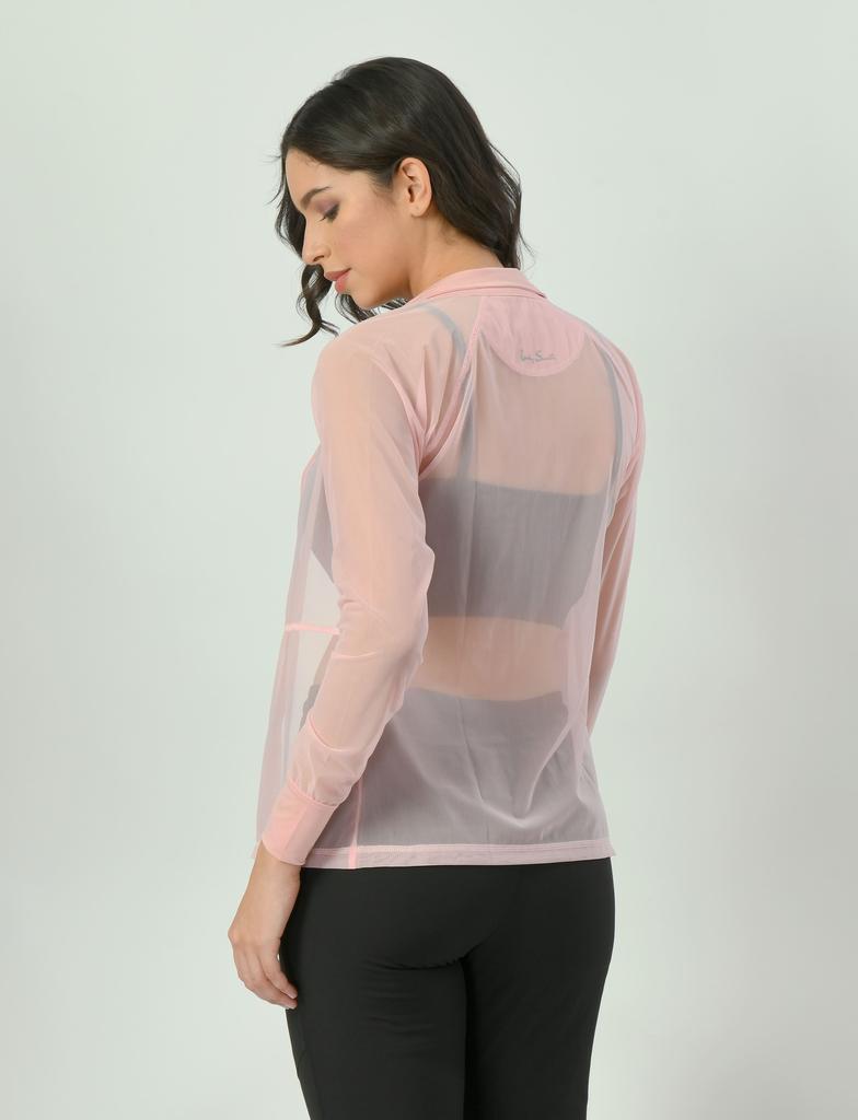 Body Smith Baby Pink Mesh zipper