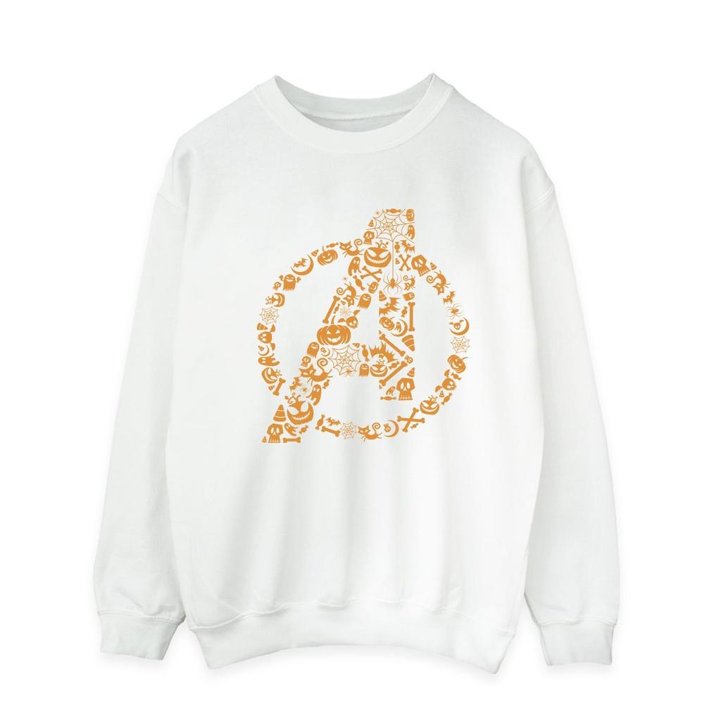 Marvel Mens Avengers Halloween Logo Sweatshirt