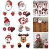 Christmas Fence Decoration DIY Garden Fence Sign Outdoor Xmas Decor Santa Clause