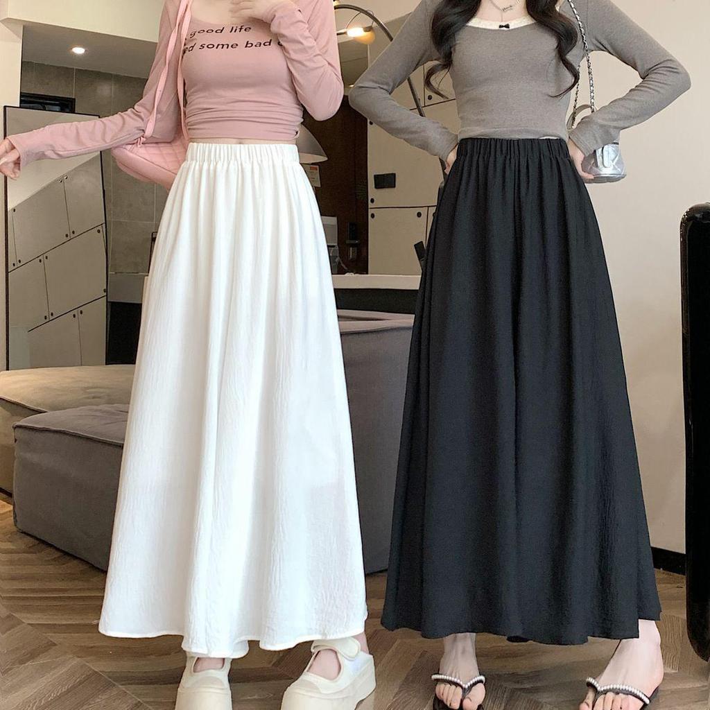 White High-Waisted Wide-Leg Culottes: Women's Slimming Petite Summer Casual 2026 Collection