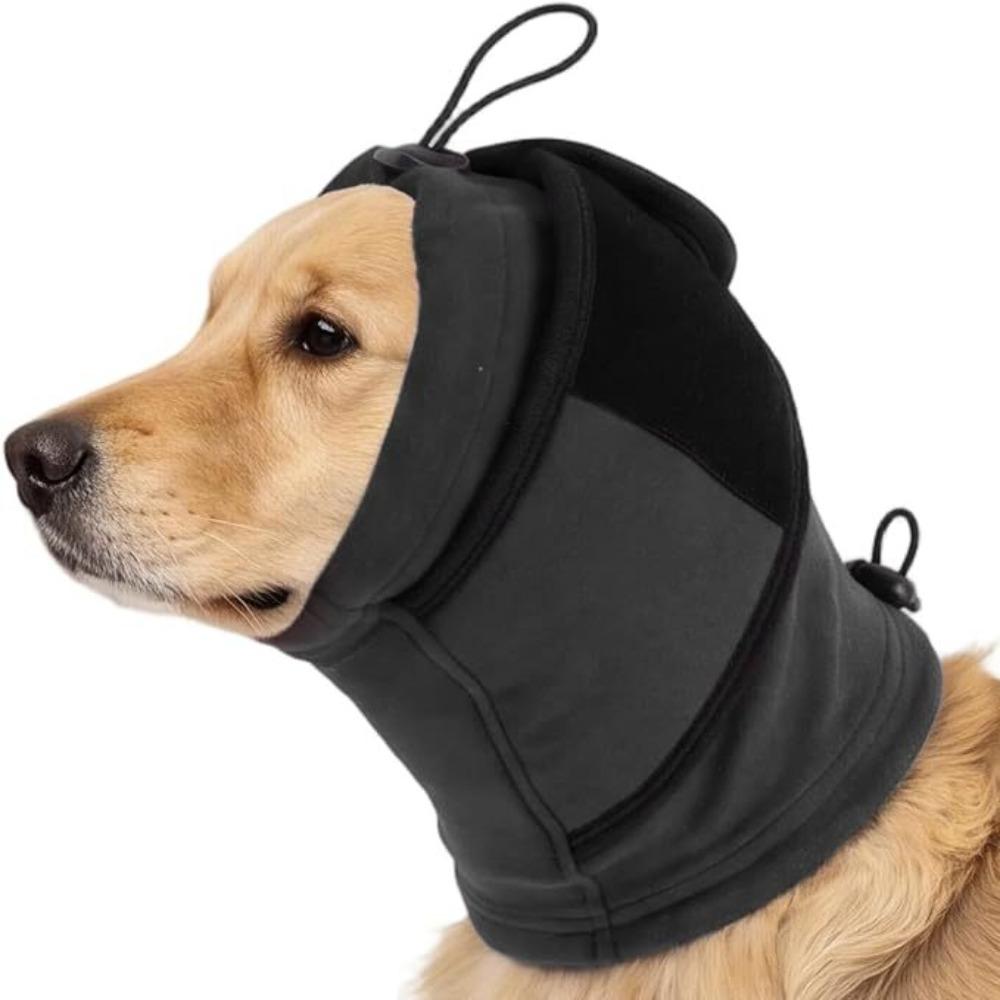 Thickened Dog Ear Muffs Breathable Dog Calming Hoodie Comfortable Quiet Ears Cover  Storms