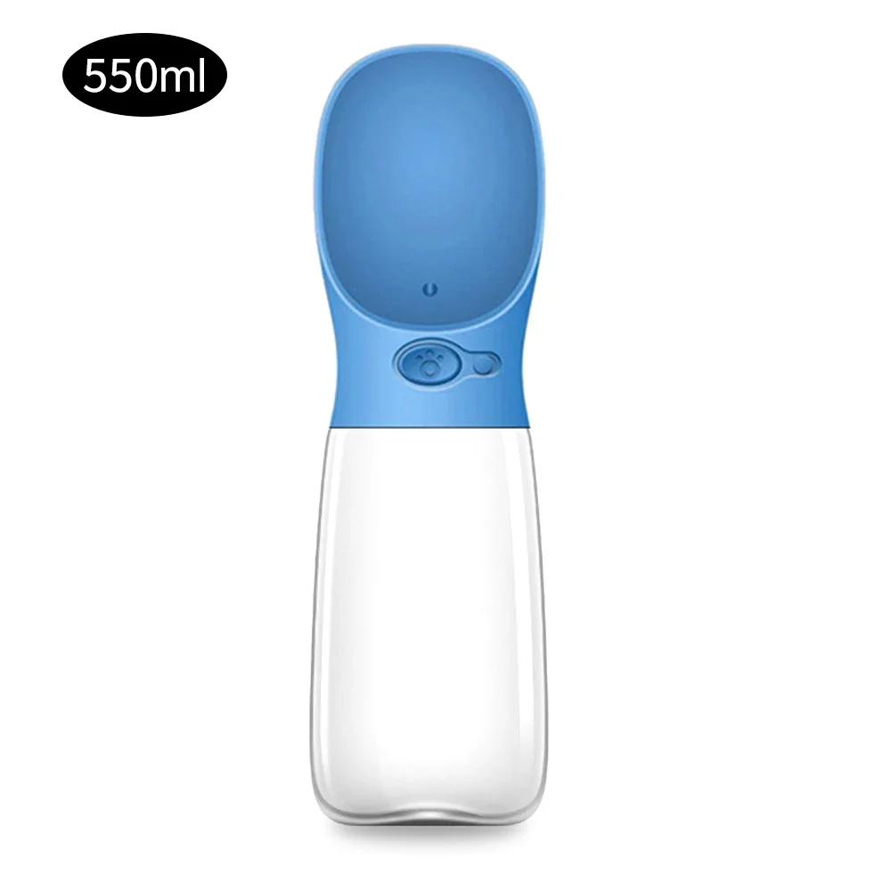 350ML 550ML Portable Pet Dog Water Bottle Travel Puppy Cat Drink Bowl Outdoor Outside Portable Pet Feeder Dispensador