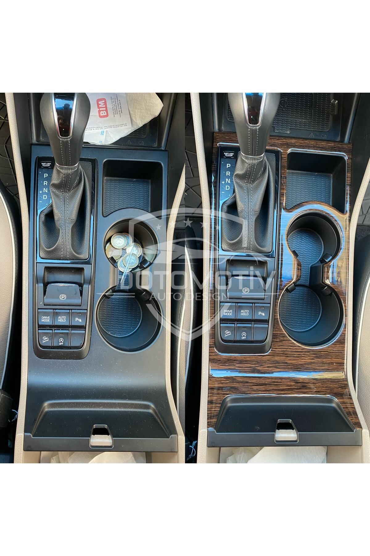 

Hyundai Tucson 2015-2020 Torpido, Konsol, Trim, Göğüs Kaplama Set Koyu Meşe Özel Renk Özel Dizayn