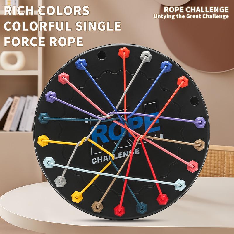 Unknotting Challenge: Children's Educational Tabletop Game for Logical Thinking & Parent-Child Interaction.