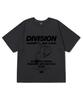 Peideu Pd Division Short Sleeve T-Shirt Charcoal